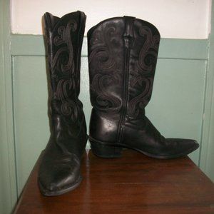 Black cow girl boots Durango "Crush" size 9.5M USA